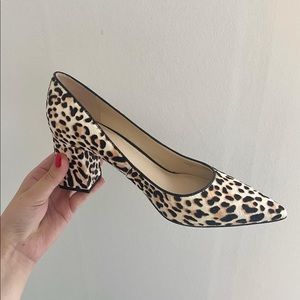 Marc Fisher Genuine Calf Hair Chunky Heel